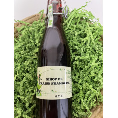 Sirop de fraises et framboises