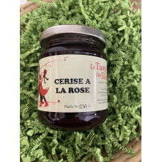 Confiture de cerise à la rose