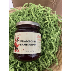 Confiture de framboises sans pépins