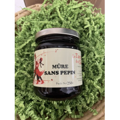 Confiture mûre sauvage sans pépins