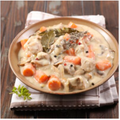 Bison à la crème - plat traiteur 4 pers. -