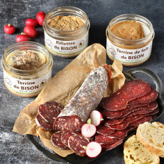 Coffret 'black hills' bison -