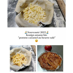 Kouign amann bio pomme/ caramel au beurre sal -